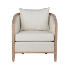 Claudia Cotton-Blend Armchair